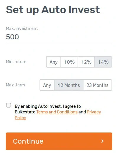 Bulkestate review auto invest