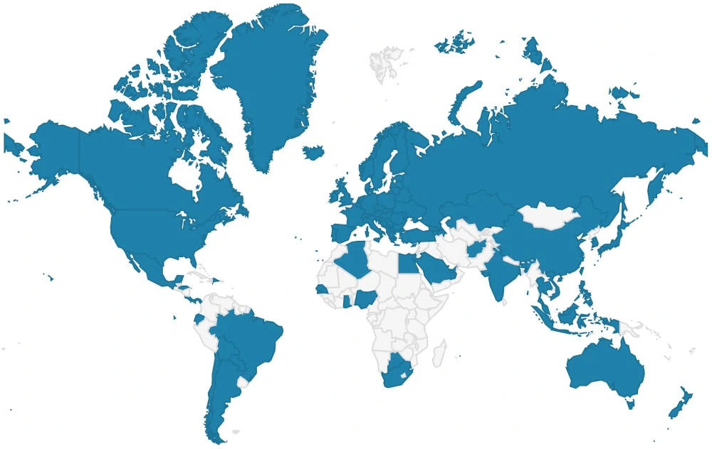 Countries with Mintos investors