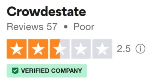 Crowdestate Trustpilot reviews