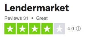 Lendermarket Trustpilot reviews