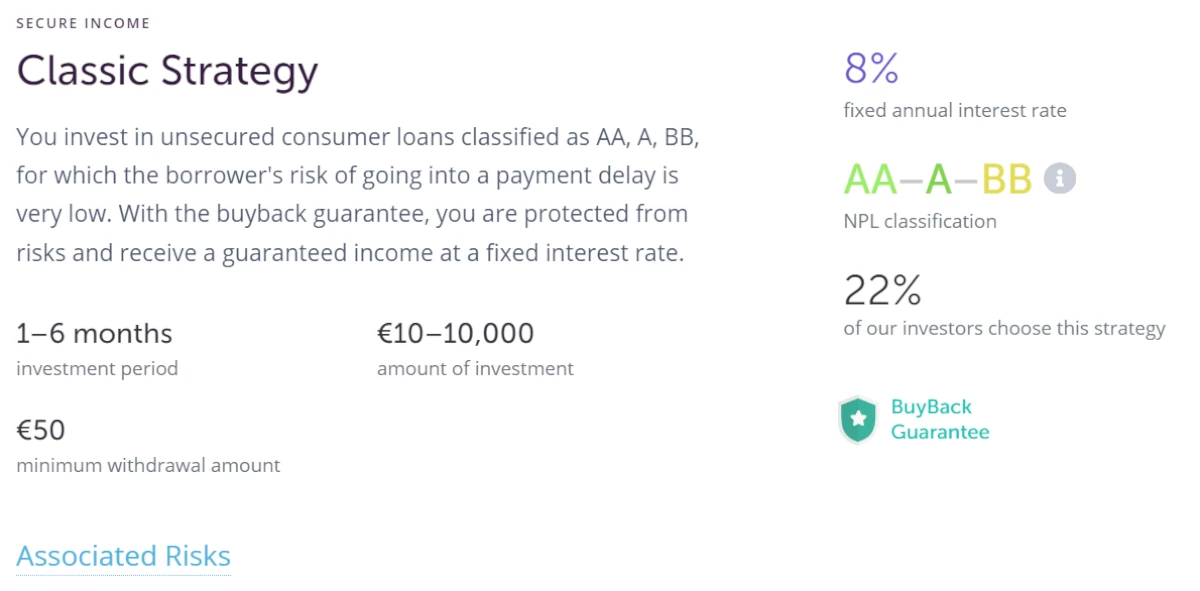 Nibble Finance classic strategy