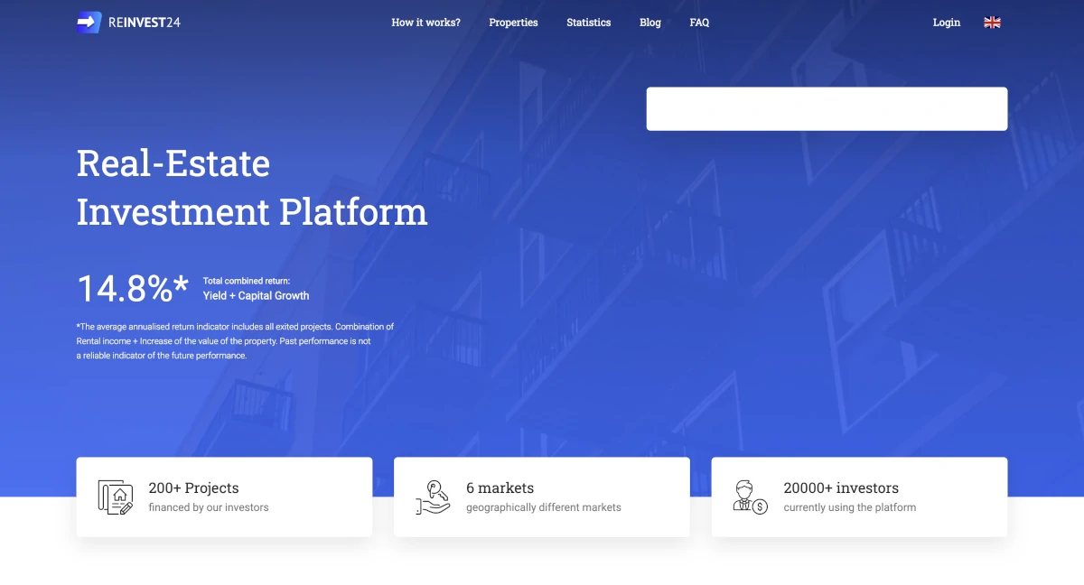 Screenshot of reinvest24.com