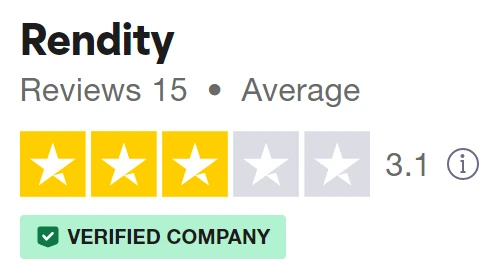 Rendity reviews on Trustpilot