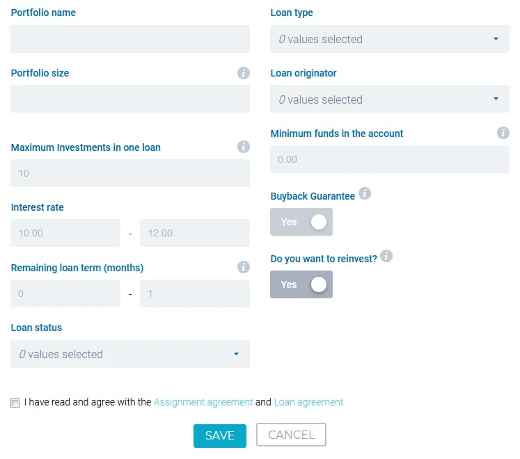 VIAINVEST auto-invest